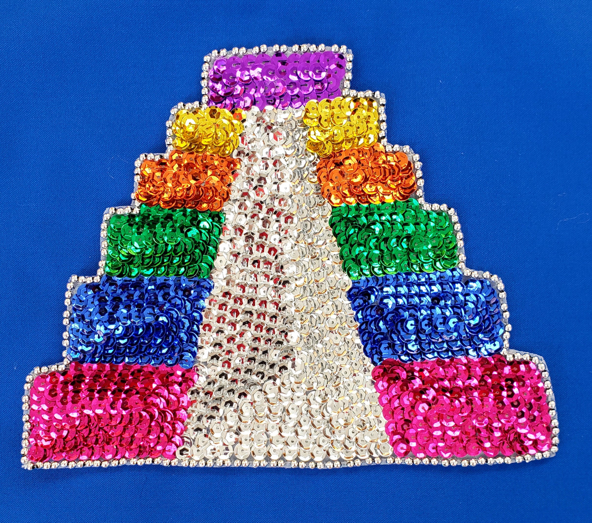 MEXICAN AZTEC PYRAMID DESIGN APPLIQUE PATCH – MAMA AZTECA