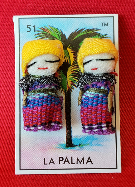 GUATEMALAN WORRY DOLL QUITAPENAS POST EARRINGS