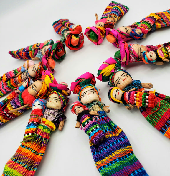 GUATEMALAN WORRY DOLL QUITAPENAS MAMA & BABY MAGNET