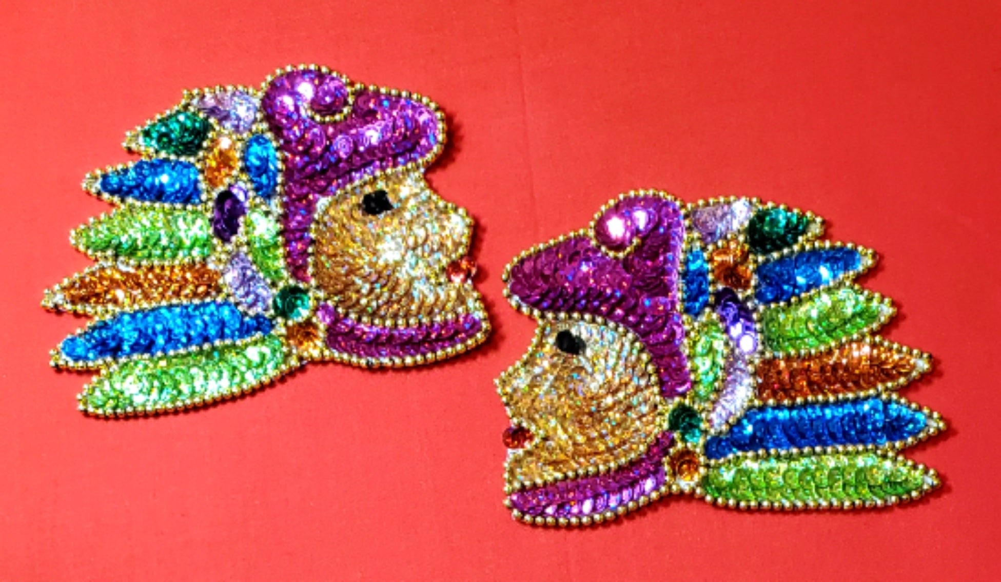 MEXICAN AZTEC WARRIOR GUERRERO DESIGN APPLIQUE PATCH