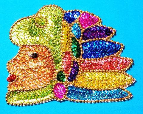 MEXICAN AZTEC WARRIOR GUERRERO DESIGN APPLIQUE PATCH