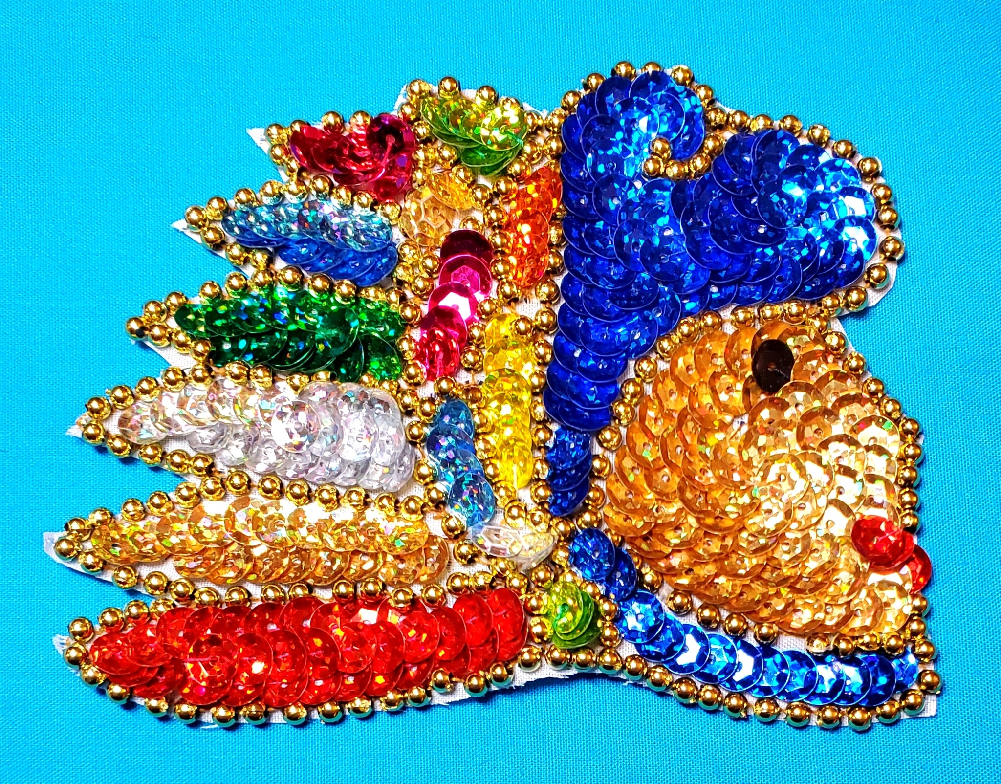 MEXICAN AZTEC WARRIOR GUERRERO DESIGN APPLIQUE PATCH